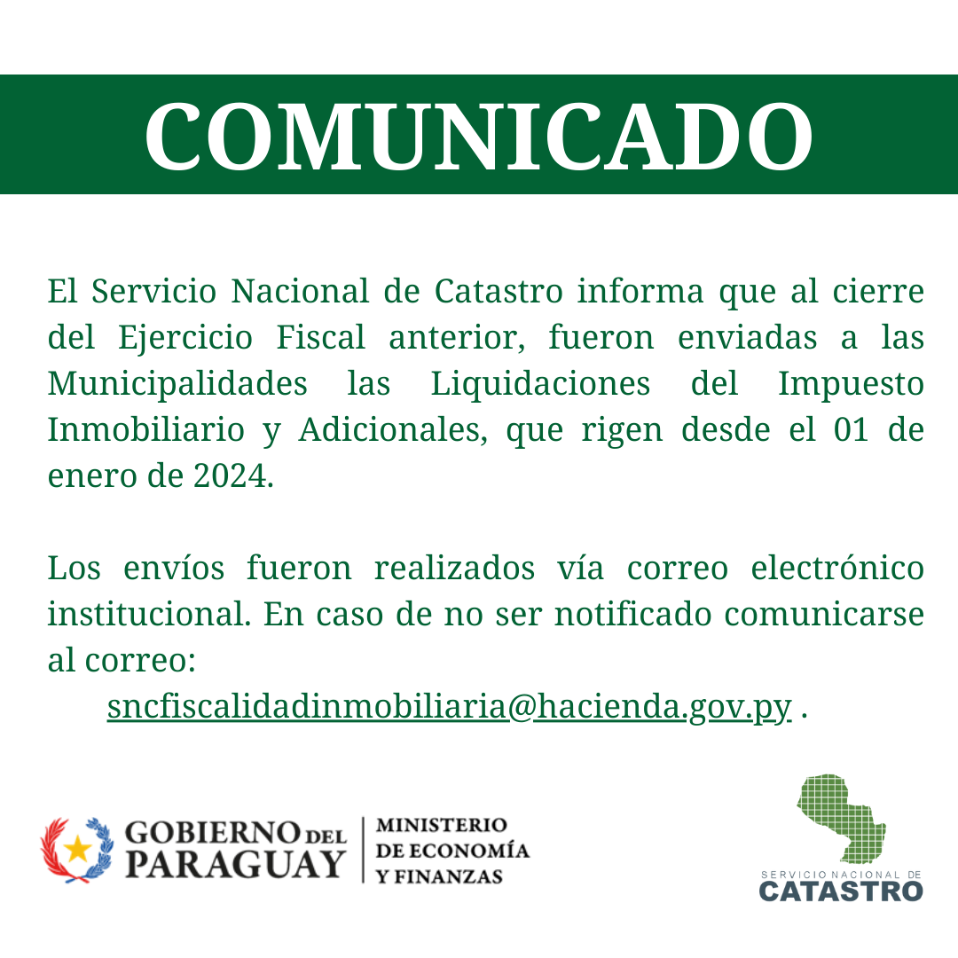 COMUNICADO